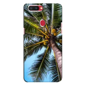 Силиконовый чехол с КАРТИНКАМИ лето для Oppo R11s (AlphaPrint) (Пальма)
