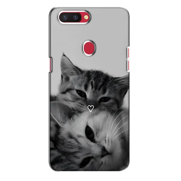 Чехол с принтом «Пара котов» для OPPO R11s