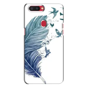 Чохол з картинкою (Стильні) OPPO P11c - (AlphaPrint) (Перо)