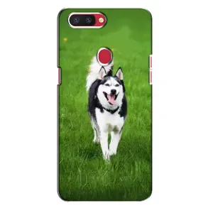 Чохол з Хаскі Oppo R11s - (AlphaPrint) (Радісний Хаскі)