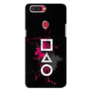 Чохол Гра в кальмара для Oppo R11s (Символи Гра кальмара)