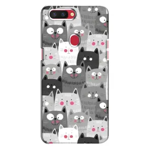 Чехлы с Котиками для Oppo R11s (VPrint) (Рисованные котики)
