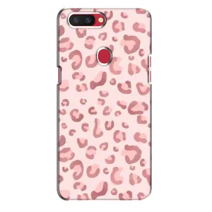 Чехол с розовым рисунком для Oppo R11s (Розовый леопард)