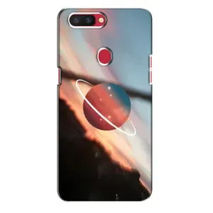 Космические Чехлы для Оппо Рено Р11с (VPrint) (Сатурн)