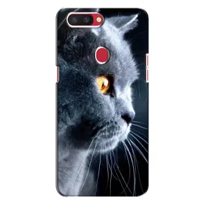 Чехлы с Котиками для Oppo R11s (VPrint) (Серый Кот)