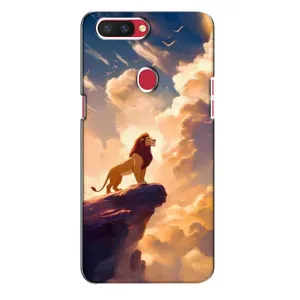 Чохол Король лев на OPPO P11c (Сімба на скелі)