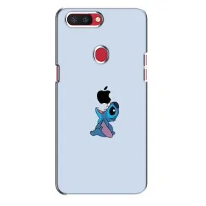 Чохол з принтом Стіч на OPPO R11s (Stitch apple)