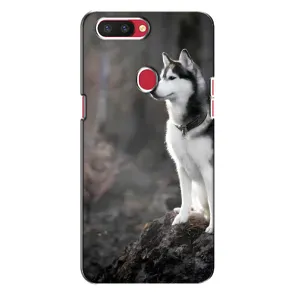 Чохол з Хаскі Oppo R11s - (AlphaPrint) (Вірний собака)