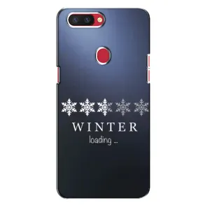 Зимні Чохли для OPPO P11c - прозорий фон (Winter loading)