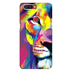 Чехол со Львом для Oppo R11s (VPrint) (Яркий Лев)