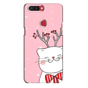 Новорічні Чохли для OPPO P11c (VPrint) (Зимовий кіт)