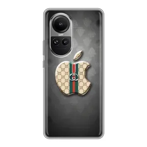 Чехол с принтом «Apple gucci» для OPPO Reno 10 Pro