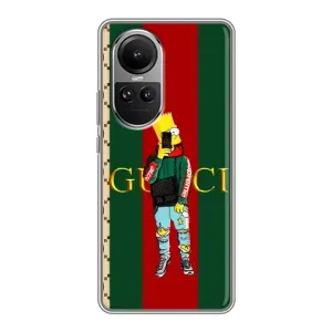 Бренднові Чохли для Oppo Reno 10 Pro - (PREMIUMPrint) (Барт ГУЧЧІ)
