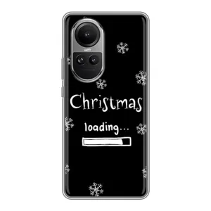 Різдвяні, Святкові Чохли для OPPO Reno 10 Про (Christmas loading)