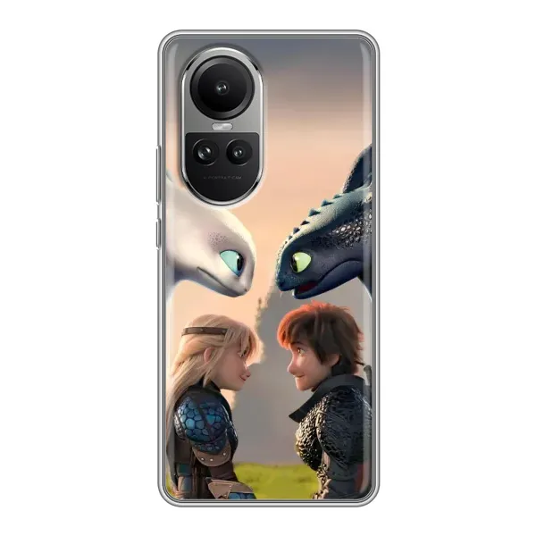 Чехол с принтом «Иккинг и Астрид» для OPPO Reno 10 Pro Чехол с принтом «Иккинг и Астрид» для OPPO Reno 10 Pro