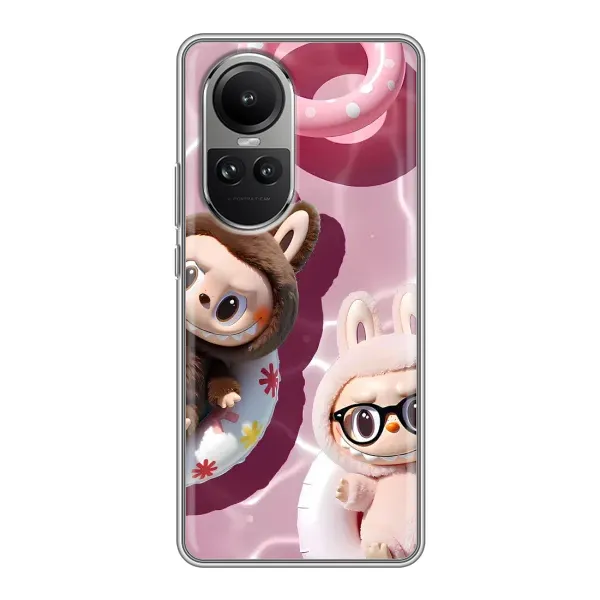 Чохол з принтом «Іграшка Лабубу» для OPPO Reno 10 Pro