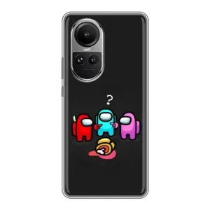 Чехол Амонг Ас для Oppo Reno 10 Pro (AlphaPrint)