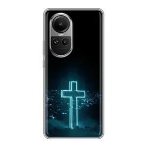 Чехол для Oppo Reno 10 Pro (AlphaPrint) - (Христианские)