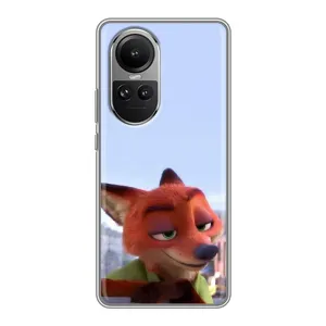 Чехол Зоотрополіс на Oppo Reno 10 Pro (Лис Ник)