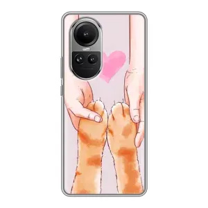 Чохол на OPPO Reno 10 Про з Котиками (VPrint) (Любовь до котиків)