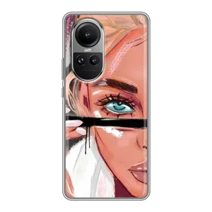 Чехол с печатью для Oppo Reno 10 Pro - (Мода) (AlphaPrint)