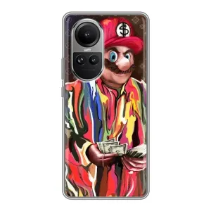 Бренднові Чохли для Oppo Reno 10 Pro - (PREMIUMPrint) (Mario LV)