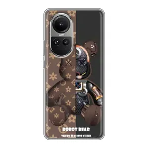 Крутые Чехлы Луи Виттон для Oppo Reno 10 Pro (AlphaPrint) (Медведь Луи Витон)