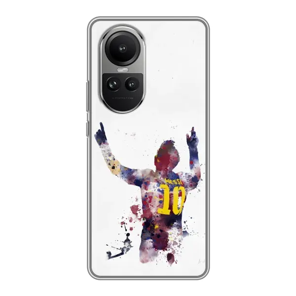 Чехол с принтом «Messi Barca» для OPPO Reno 10 Pro