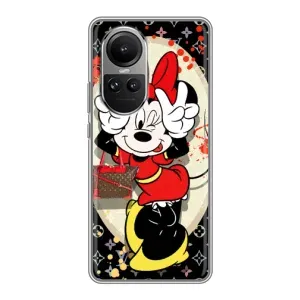 Чохол Disney Mouse Oppo Reno 10 Pro (PREMIUMPrint) (Мінні peace)