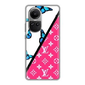 Бренднові Чохли для Oppo Reno 10 Pro - (PREMIUMPrint) (Мода LV)