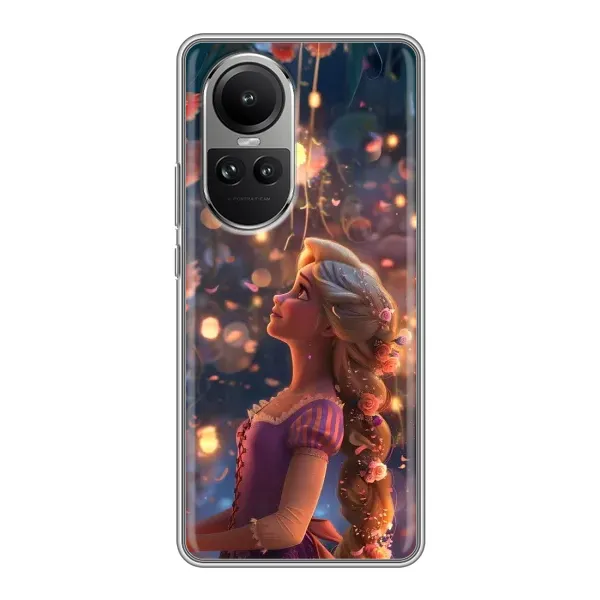 Чехол с принтом «Рапунцель фонарики» для OPPO Reno 10 Pro