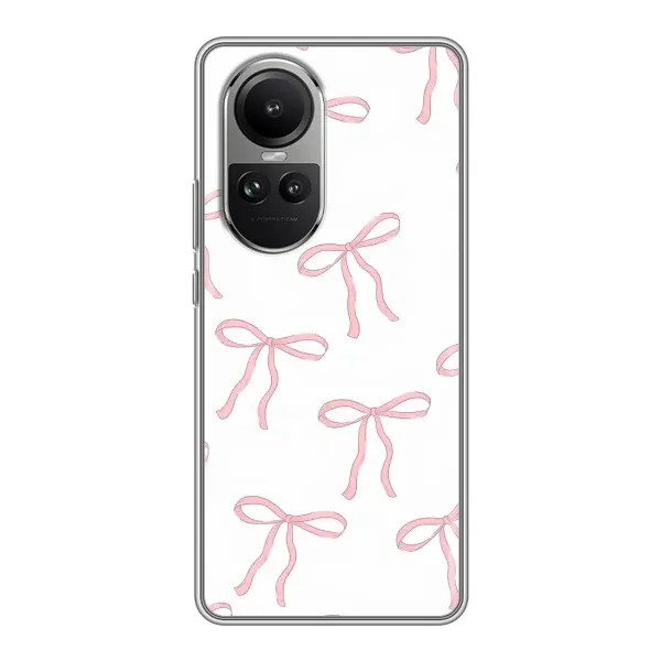 Чехол с принтом «Розовые бантики» для OPPO Reno 10 Pro Чехол с принтом «Розовые бантики» для OPPO Reno 10 Pro