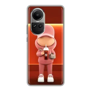 Крутые Чехлы Луи Виттон для Oppo Reno 10 Pro (AlphaPrint) (С Кофе)