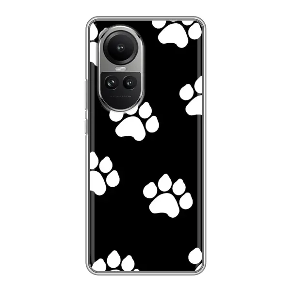 Чехол с принтом «Следы собаки» для OPPO Reno 10 Pro Чехол с принтом «Следы собаки» для OPPO Reno 10 Pro