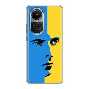 Украинские Чехлы для Oppo Reno 10 Pro с картинкой УПА (AlphaPrint) (Степан Бандера)