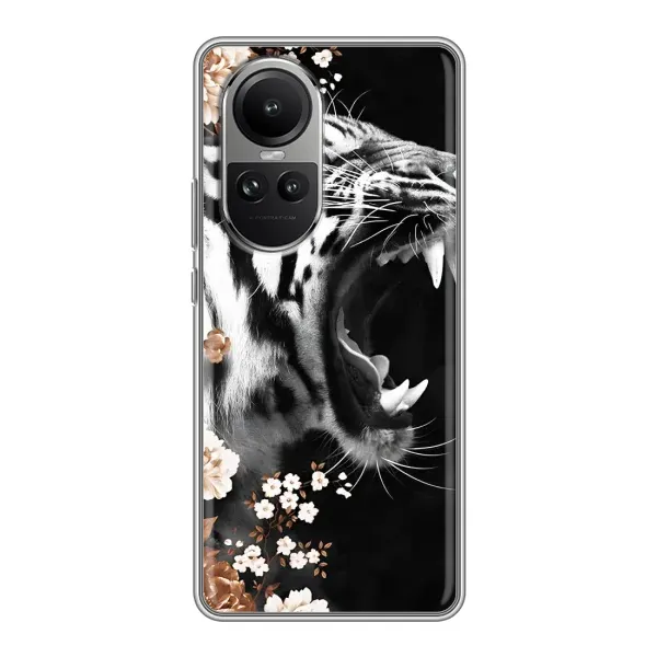 Чохол з принтом «Стильний ТИГР» для OPPO Reno 10 Pro