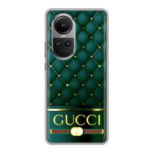 Чехол с принтом «Текстура Гуччи» для OPPO Reno 10 Pro