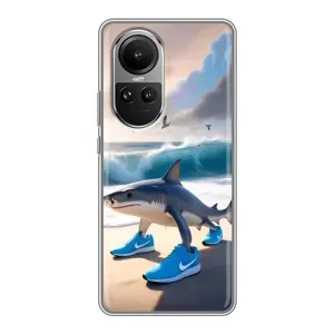 Чохол з мемом Тралалело тралала на Oppo Reno 10 Pro