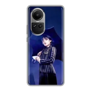 Силіконовий чохол з картинкою для Oppo Reno 10 Pro (Венсдей)