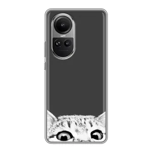 Чохол на OPPO Reno 10 Про з Котиками (VPrint) (Виглядає котик)