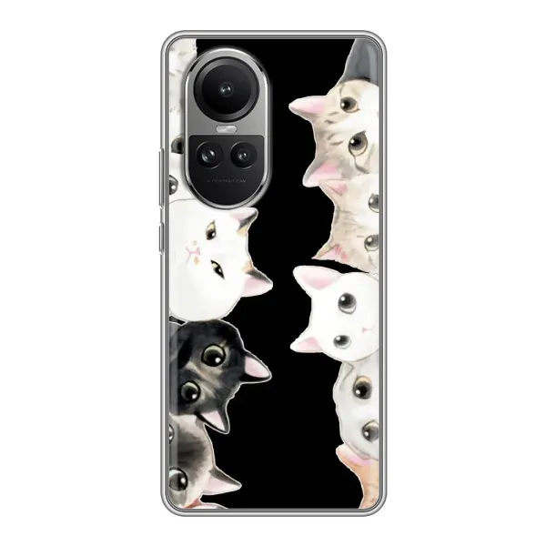 Чехол с принтом «Взгляд котов» для OPPO Reno 10 Pro Чехол с принтом «Взгляд котов» для OPPO Reno 10 Pro