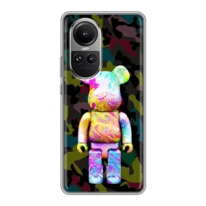 Чохли для Oppo Reno 10 Pro - Bearbrick Louis Vuitton (PREMIUMPrint) (Яскравий Bearbrick)