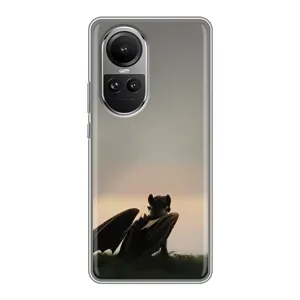 Чехол как приручить дракона на Oppo Reno 10 (Беззубик)