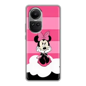 Міккі Маус чохол для Oppo Reno 10 (AlphaPrint - Мультяшні) (Дівчинка Maus)