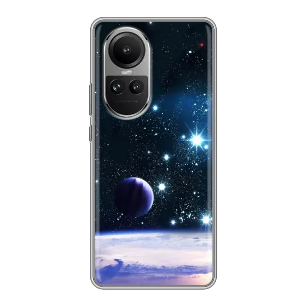 Чохол з принтом «Космічний вид» для OPPO Reno 10