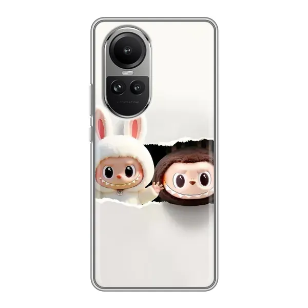 Чехол с принтом «Лабубу» для OPPO Reno 10