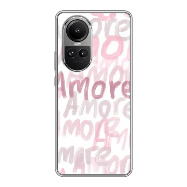 Чохол з принтом «Аморе любов» для OPPO Reno 10 Чохол з принтом «Аморе любов» для OPPO Reno 10