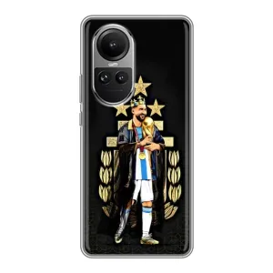 Чохли для Oppo Reno 10 (Leo чемпіон) (AlphaPrint) (Мессі Король)