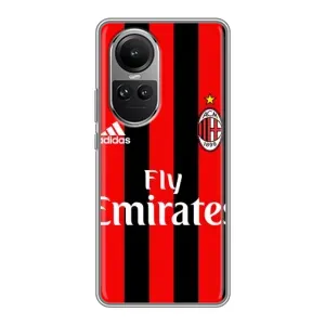 Чехлы для Oppo Reno 10 (VPrint) - Футбольные клубы (Milan)