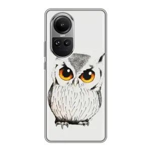 Чохол з пташками на Oppo Reno 10 (VPrint) (Мила Сова)